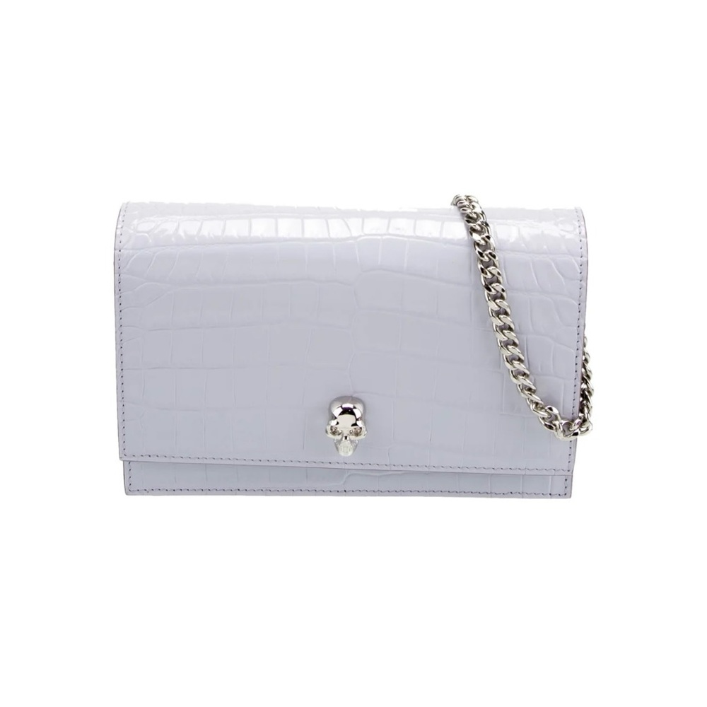 Elegant  Croc-Embossed Shoulder Bag